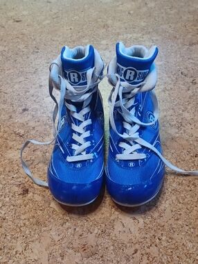 Ringside Diablo Men's Blue/White Boxing Shoes Size 7 New With Flaws